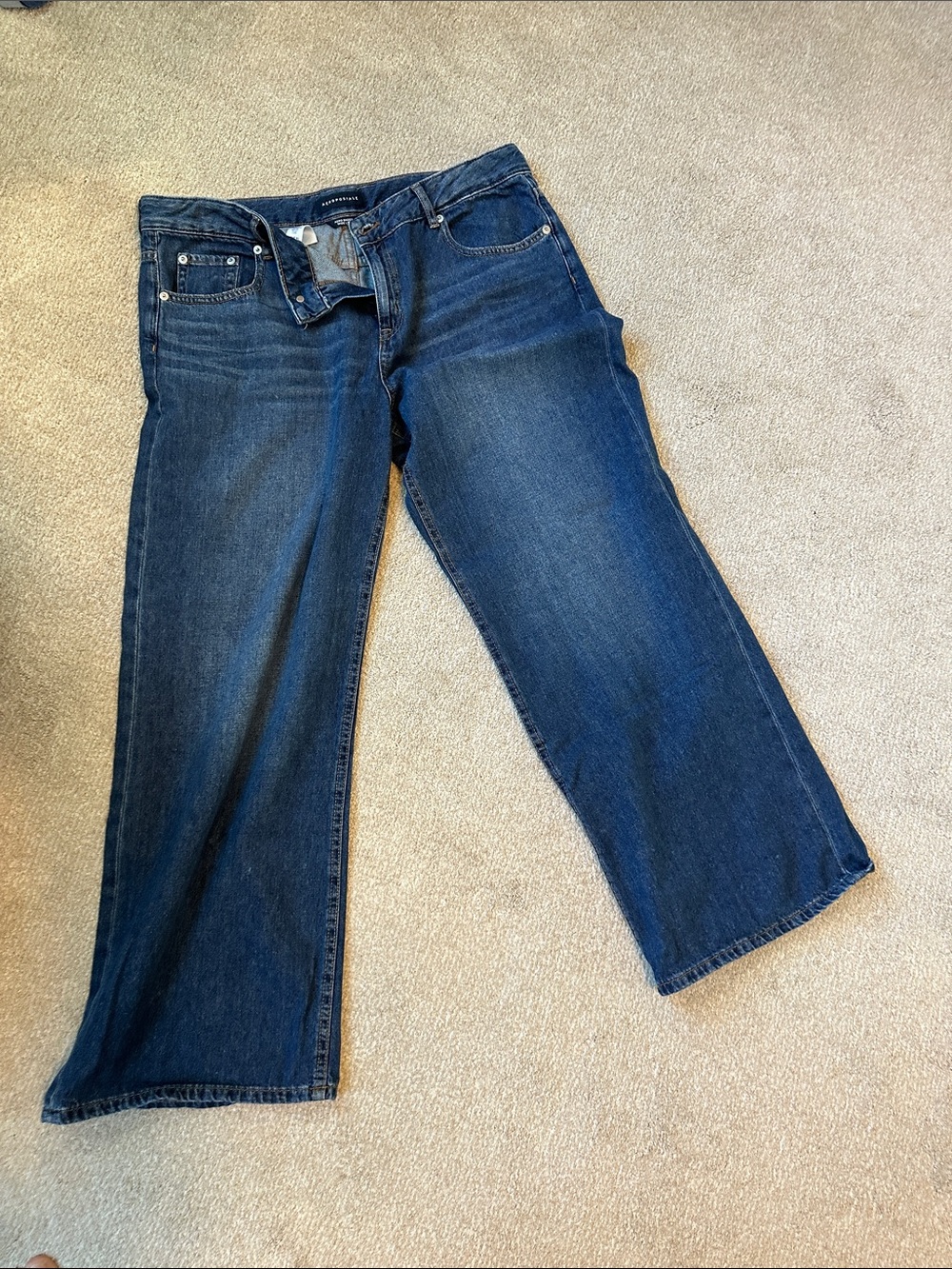 Aeropostale Indigo Wide Leg Denim Jeans